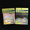 bopp clear header bags for CD/DVD