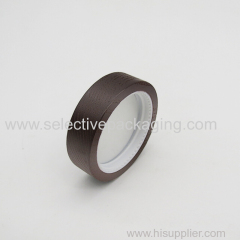 Brown color ash wood cap for cream jar