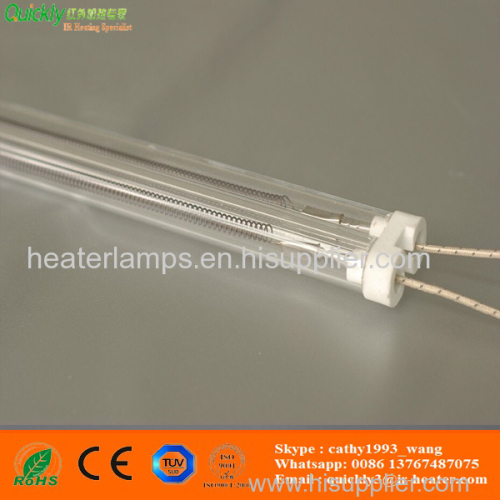 quartz tube heater lamps for glass processing conveyor oven