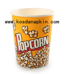 85oz disposable paper popcorn bucket popcorn cup