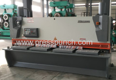 12mm thickness x 12' long hydraulic steel plate cutting machine