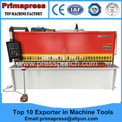 QC 12 K power cnc sheet shearing machine and cutting machine