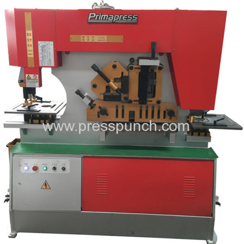 Hydraulic punch and shear machine for angle shear round bar shear square bar shear