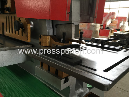 Angle steel shearing and punching machinary