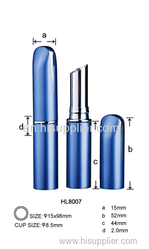 Empty Aluminum Lipstick Tube/ Slim Lipstick Case Cosmetic Packaging