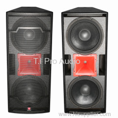 Dual 15 inch woofer speaker professional speaker box power sound audio system equipment