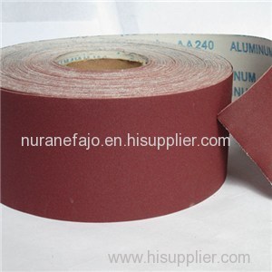 Aluminum Oxide Flexible Abrasive Cloth Rolls For Wood And Paint