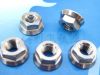 DIN6923 titanium Hexagon nut with flange made in China manufacturer in stock hexagon flange nuts ISO4161 GB6177-86