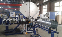 HAVC Spiral round duct forming machine for air ventilation duct making