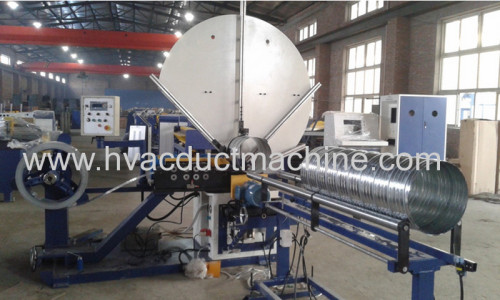 Automatic high speed spiral tubeformer Spiral round HVAC duct forming machine