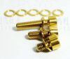 Golden color titanium GR5 SOCKET HEAD CAP SCREWS AND TAPERED SOCKET HEAD CAP SCREWS