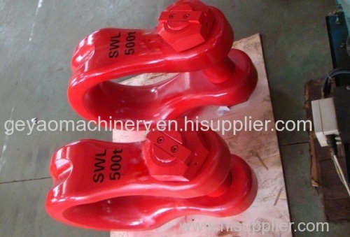 500t high strength CARBON STEEL BOW SHACKLE