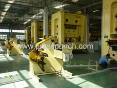 CNC deep throat punching press production line for two piece can