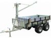 Timber trailer with tipping bed Utility trailer