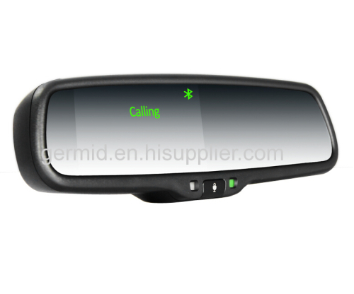 GERMID Bluetooth Handsfree Car Kit Rear View Mirror Monitor