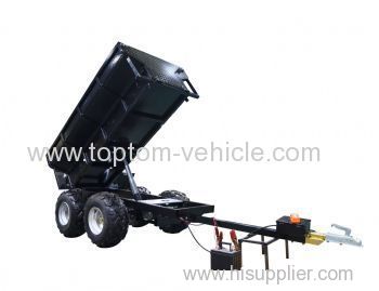 Box trailer with Hydraulic