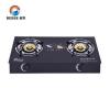 Popular Double Burner 6mm Thickness Tempered Glass Gas Cooker