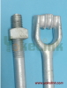High Quality Forging Steel 3/4&quot; Triple eye Anchor Rods For Electrical Utilities Hardware