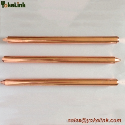 High Quality copper plated Ground rods with Earth Clamp