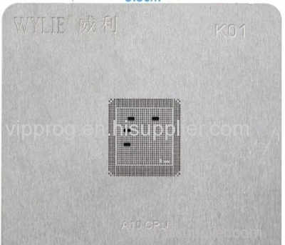iPhone 7 7P A10 lower Baseband CPU WIFI tin plate steel BGA reballing Solder template