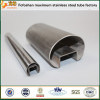 316 grade stainless steel welded piping round double groove tube