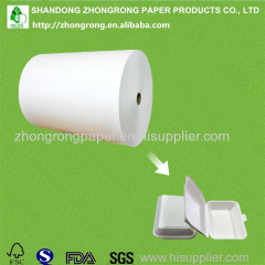 Pe coated paper for making lunch box