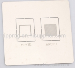 iphone A6 A7 A8 A9 Font NAND CPU BGA Reballing Stencils Reballing tin plate steel