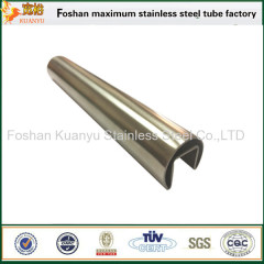 2'' diameter slotted stainless steel handrails tubes 1.6wt