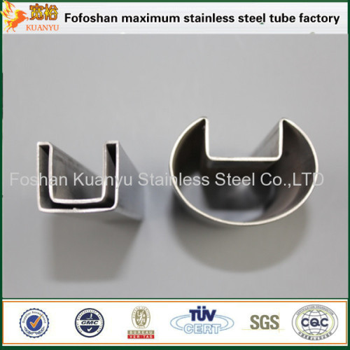 Stainless steel welded oval tubes 304 single slot pipe