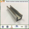 ASTM A554 grooved tubing 316 stainless steel pipe square slot pipe