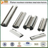 TIG stainless steel welding pipe single slot tubing for stair handrail