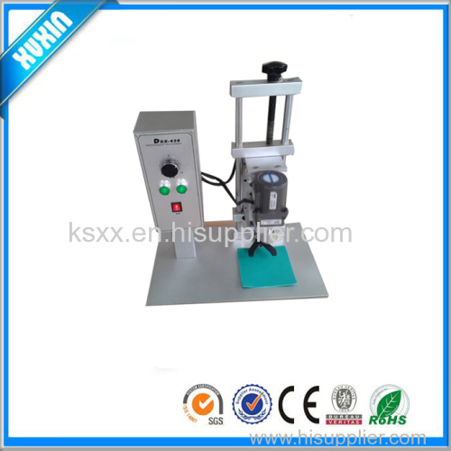 Semi-automatic small bottle filling and capping machine