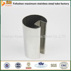 Stainless steel slotted hollow tubes 304 square slot pipe
