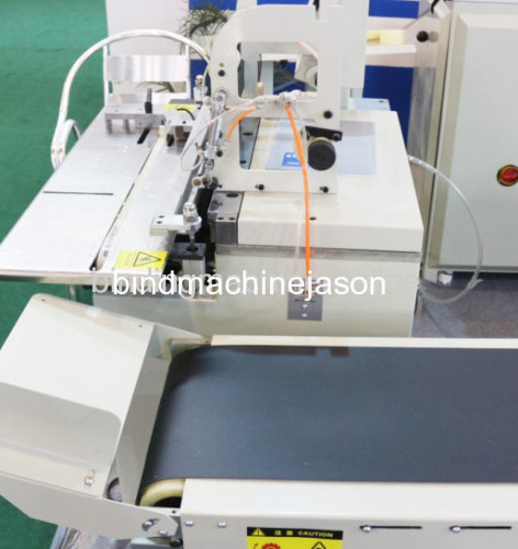Calendar and notebook double wire bind machine with hanger part
