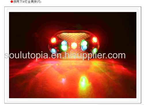  LED bike lights mountain tail lights colorful safety warning lights cycling equipment