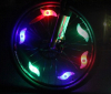 Bicycle Fire Wheel Accessories Spiral Light / Steel Light / Mountain Bike Flat Bicycle Light Silicone Light