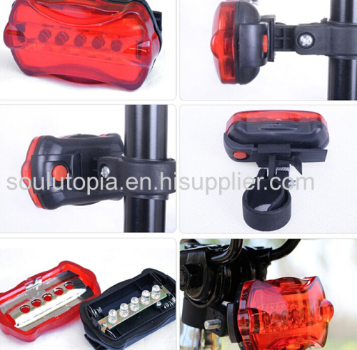  Bicycle taillights / mountain taillights / bike flash warning lights set
