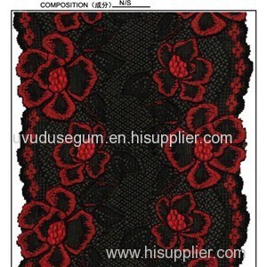 Nylon Spandex Jacquard 14.5 Cm Galloon Lace Ribbon for Lady′s Intimate Wear (J0001)