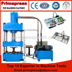 Popular customized square ram 4 guide column hydraulic press 160t