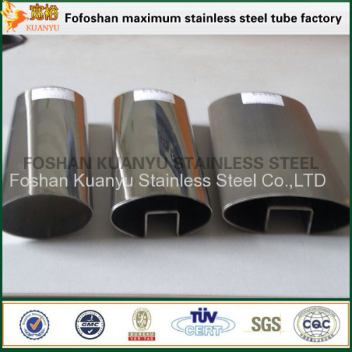 TIG welded stainless steel square pipe 316 slotted