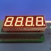 Super bright orange 4 digit 7 segment led display 0.56&quot; common cathode for digital indicator