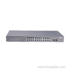 24 ports 1000M Security Industrial PoE Ethernet Switch with 2SFP uplink