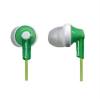 Panasonic ErgoFit In-Ear Canal Earbud Headphones RP-HJE120 Green Dynamic Crystal Clear Sound Ergonomic Comfort-Fit
