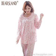 Cotton Women Maternity Pajamas Autumn and winter Nursing Pajamas Breastfeeding colthes Maternity wear