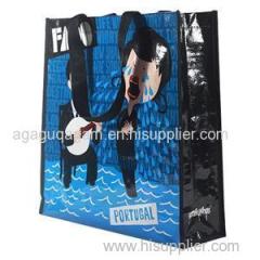 High Quality China Wholesale Custom Logo Black Large Pp Laminated Woven Shopping Bag