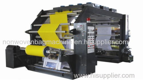MJ-1200 Four Color Middle High Flexo Printing Machine(Cast Steel)