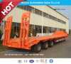 3 Axle 80 Ton Lowbed Semitrailer or Lowbed Semi Truck Trailer