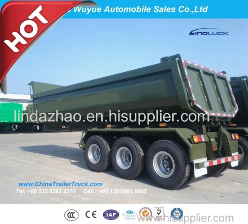 3 Axle Front Tipping or Rear Dump Semi Trailer Big Volume Dumper