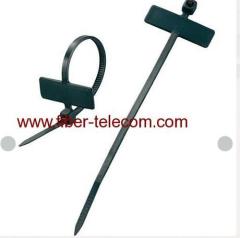 Plastic label cable ties