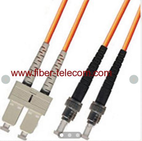 SC-ST Multi Mode Duplex Fiber Optic Patch Cord